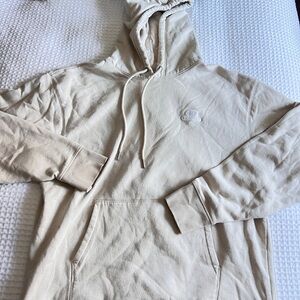 Tan Champion Hoodie Size L